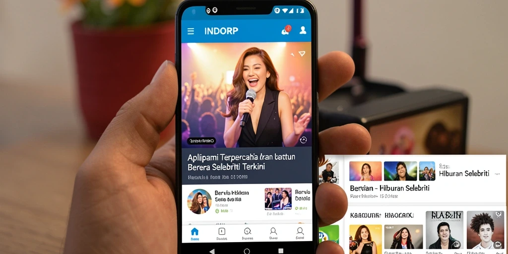 Tampilan antarmuka INDORP yang menarik dan informatif.