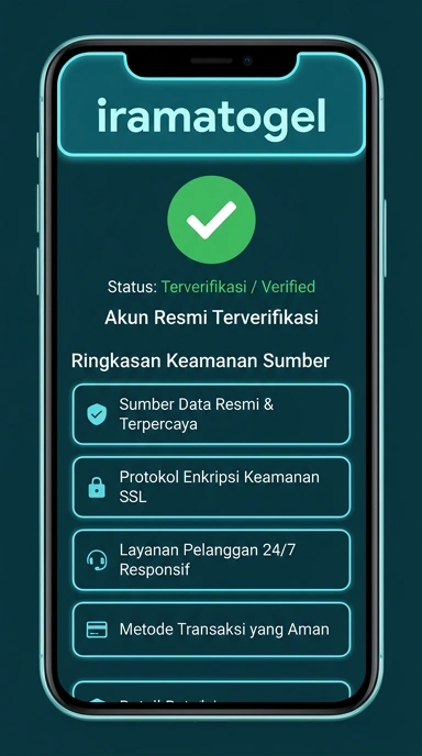 Tampilan kanal resmi iramatogel